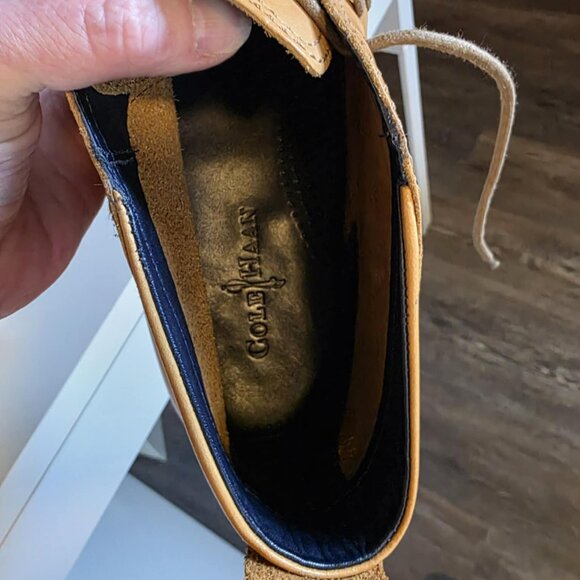 Cole Haan Tan Leather Men's Boots - Picture 5 of 13